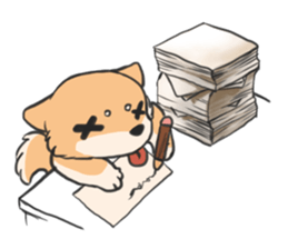 Shiba HATI BowBow sticker #3928145
