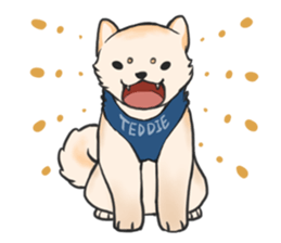 Shiba HATI BowBow sticker #3928151