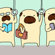 PUG&BIRD STICKER! sticker #3928231