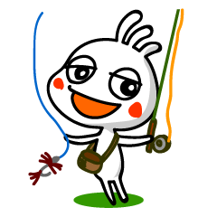 Holiday of kokopelli. Fly fishing