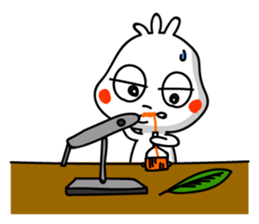 Holiday of kokopelli. Fly fishing sticker #3928410