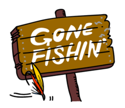 Holiday of kokopelli. Fly fishing sticker #3928414