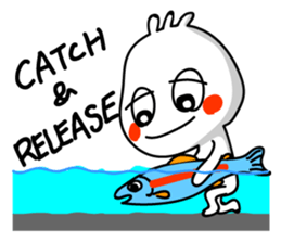 Holiday of kokopelli. Fly fishing sticker #3928417