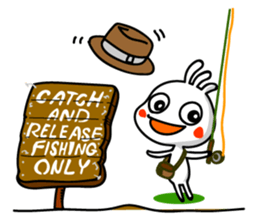 Holiday of kokopelli. Fly fishing sticker #3928419