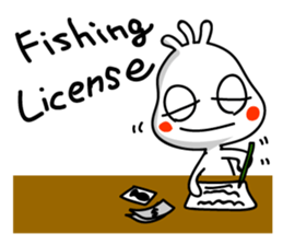 Holiday of kokopelli. Fly fishing sticker #3928420