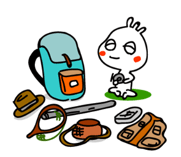 Holiday of kokopelli. Fly fishing sticker #3928423