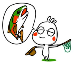 Holiday of kokopelli. Fly fishing sticker #3928428