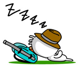 Holiday of kokopelli. Fly fishing sticker #3928439