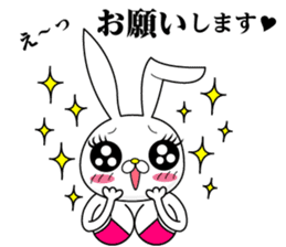 Bikini model rabit sticker #3928969