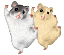two Hamster sticker #3929111