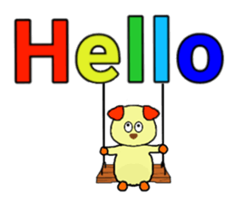 What a cute dog Stiker sticker #3929465