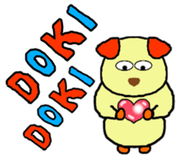 What a cute dog Stiker sticker #3929478