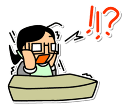 Office scene of goo-chan sticker #3929708