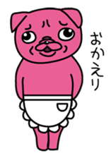 Pink Pug 2 sticker #3929894