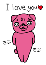 Pink Pug 2 sticker #3929918