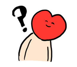 Mr.Red Heart 2 sticker #3929930