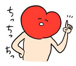 Mr.Red Heart 2 sticker #3929931