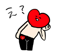 Mr.Red Heart 2 sticker #3929932