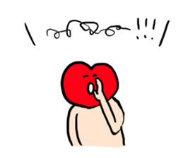 Mr.Red Heart 2 sticker #3929937