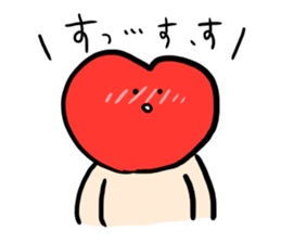 Mr.Red Heart 2 sticker #3929938