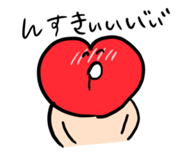 Mr.Red Heart 2 sticker #3929942