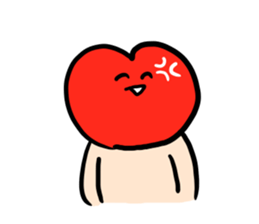Mr.Red Heart 2 sticker #3929943