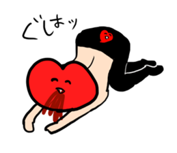 Mr.Red Heart 2 sticker #3929962