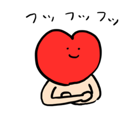 Mr.Red Heart 2 sticker #3929963