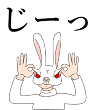 Rabbit mask sticker #3930172