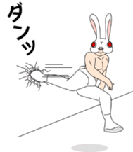 Rabbit mask sticker #3930182