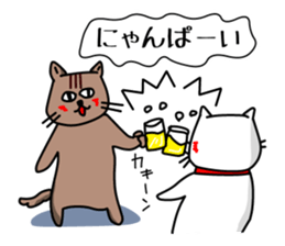 Liquor and music love,cat senior sticker #3931007