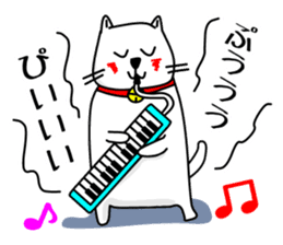 Liquor and music love,cat senior sticker #3931012