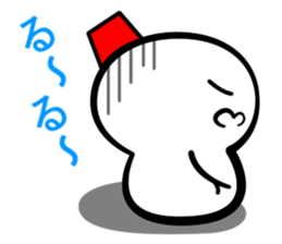 Snowball stamp sticker #3931054