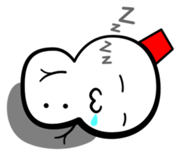 Snowball stamp sticker #3931060