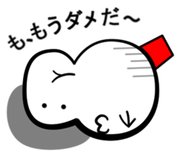 Snowball stamp sticker #3931064