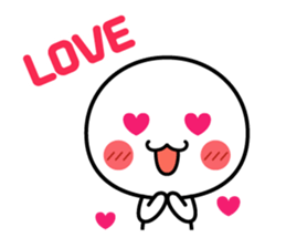 White thing usable anytime 2 sticker #3931187