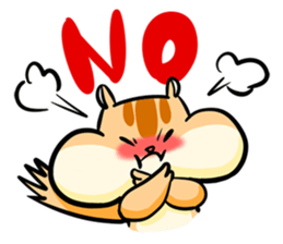 Squirrel Eating sticker #3931372