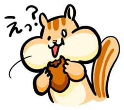 Squirrel Eating sticker #3931383