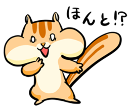 Squirrel Eating sticker #3931390