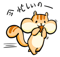 Squirrel Eating sticker #3931391