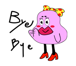 Beautiful girl BUSUKO sticker #3931448