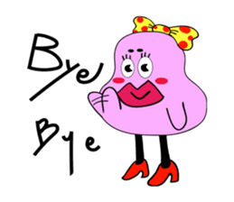 Beautiful girl BUSUKO sticker #3931448