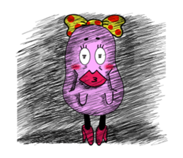 Beautiful girl BUSUKO sticker #3931477