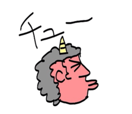 Ono and red ogre sticker #3931523