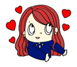 Fashionable sticker #3932116