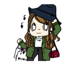 Fashionable sticker #3932125
