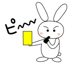 Volleyball rabbit sticker #3932304