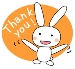 Volleyball rabbit sticker #3932313