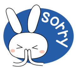 Volleyball rabbit sticker #3932314