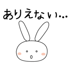 Volleyball rabbit sticker #3932315